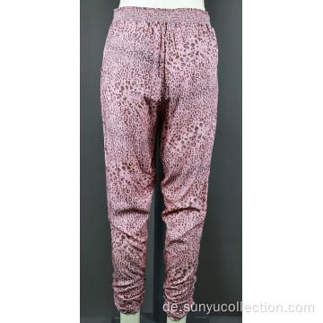 Ladies Viskose-Gewebe-gedruckte Pant